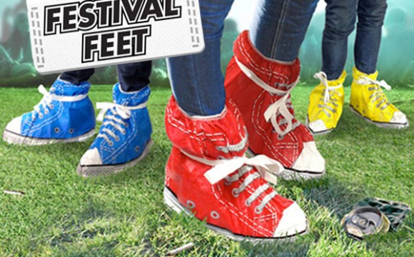 ถุงคลุมรองเท้าไร้รอยเปื้อน Festival Feet