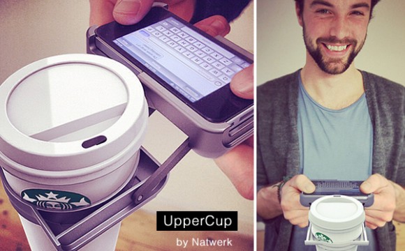 UpperCup ที่วางแก้วสำหรับไอโฟน