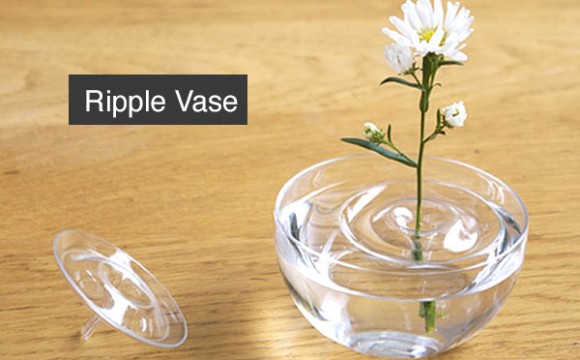 แจกันดอกไม้ Ripple Vase แจกันใส