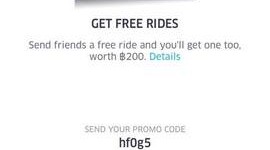 CODE UBER FREE 100 บาท วิธีนั่ง Uber ฟรีง่ายๆ ทำได้จริง