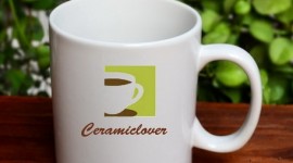 แก้วเซรามิคสกรีนโลโก้ หาซื้อได้ที่นี่แก้วเซรามิคลำปาง www.ceramiclover.com